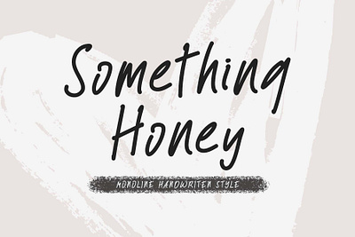 Something Honey beautiful branding design font font design graphic design handwritten illustration logo monoline ui