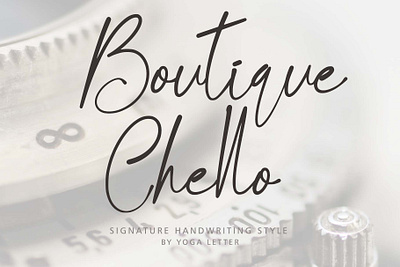 Boutique Chello beautiful branding design font font design graphic design handwritten illustration logo photography poster print signature sticker ui wedding