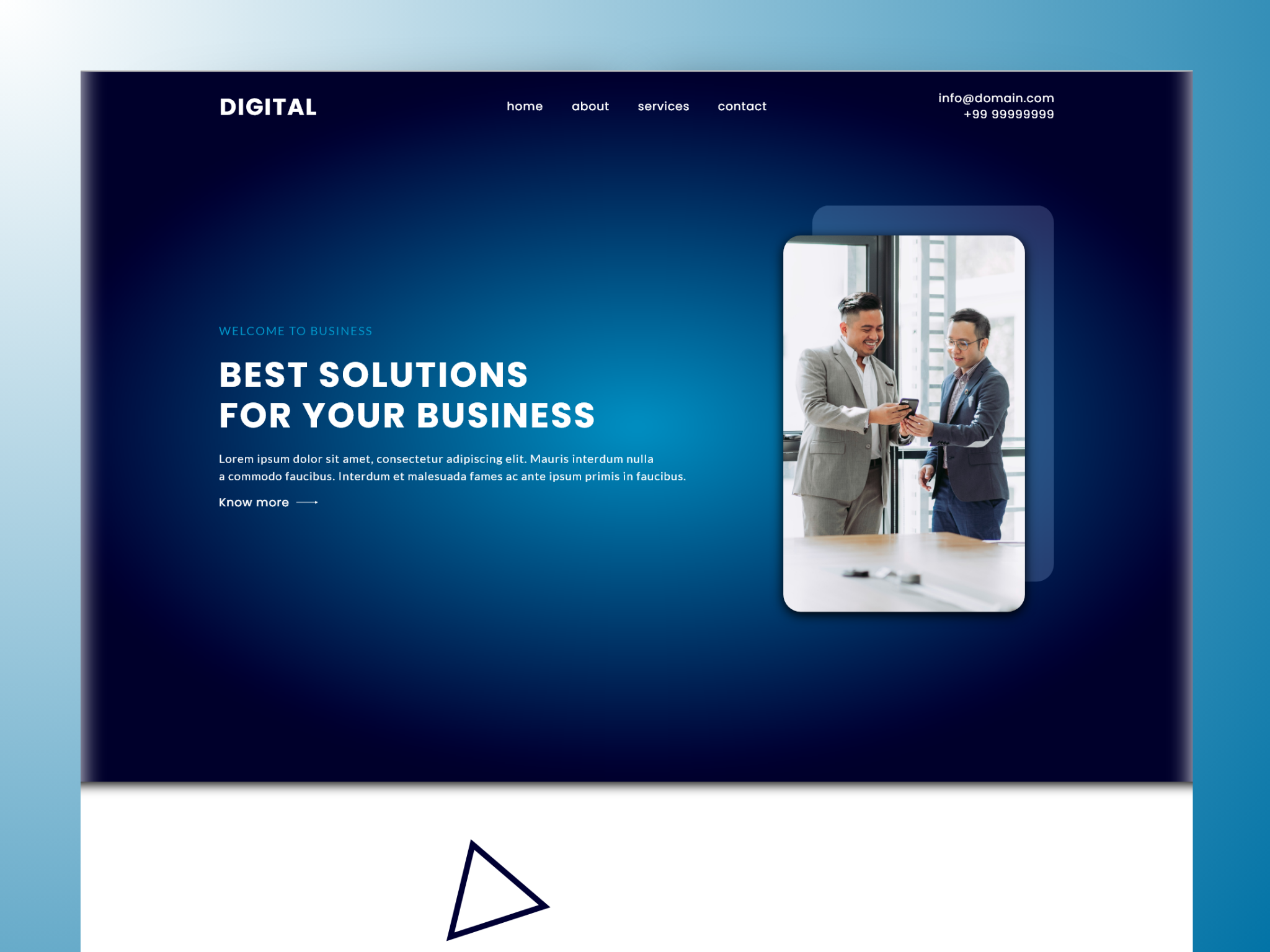 Example of Custom Website Design & Development