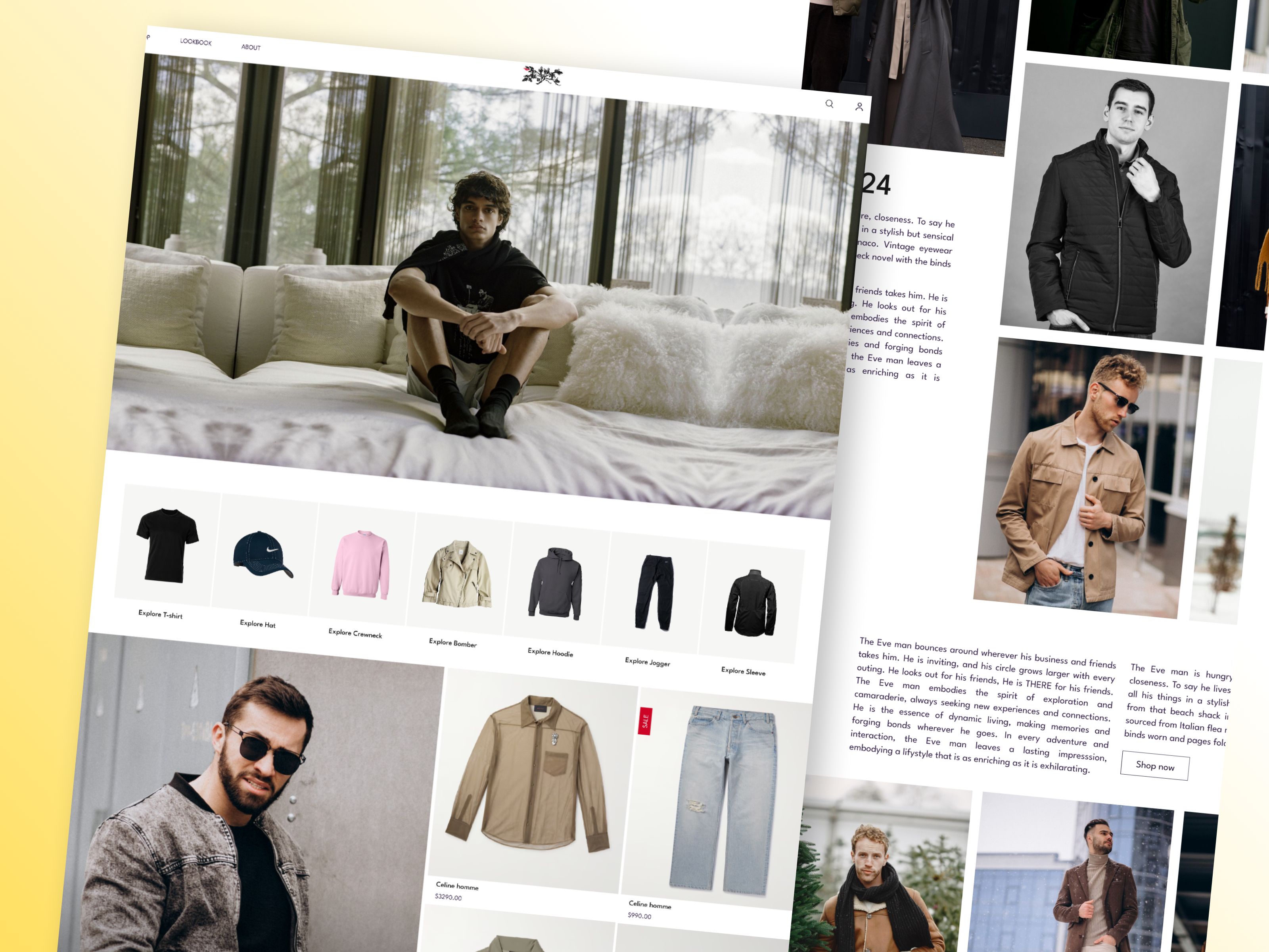 Example of Website UX/UI Design