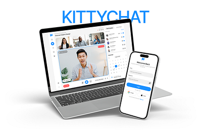 KITTYCHAT © 2025 – Webcam branding graphic design ui ux