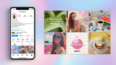 Ally Viamalama Social Media Content brand identity branding content creator graphic design instagram profile look and feel personal brand social media social media content sustainability visual identity