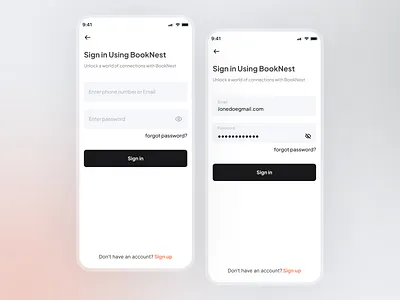 Sign in screen app app design figma login login page login screen mobile app onboarding sign in sign in ui design sign page sign screen signin slpash ui