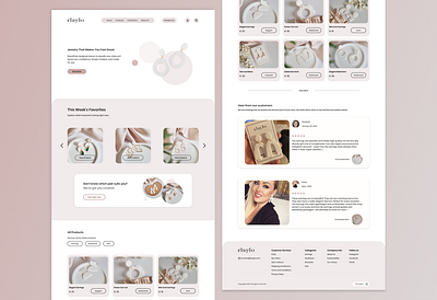Claylo Designs Online Shop Concept branding ui