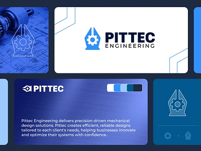 Pittec Engineering: Brand Identity & Logo Design brandidentity branding engineering freelance logo