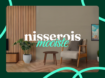 Brand identity for Nisserois Mooiste: Home & Living brandidentity branding design furniture living logo