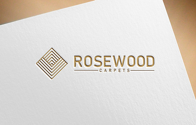 Rosewood Carpets Logo branding creativelogo customlogo design graphic design illustration logo logodesign logoinspiration modernlogo