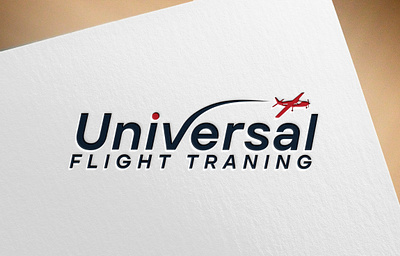 Universal Flight Training Logo Design branding creativelogo customlogo design graphic design illustration logo logodesign logoinspiration modernlogo