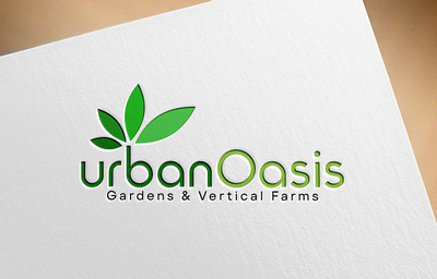 Urban Oasis Logo Design branding creativelogo customlogo design graphic design illustration logo logodesign logoinspiration modernlogo