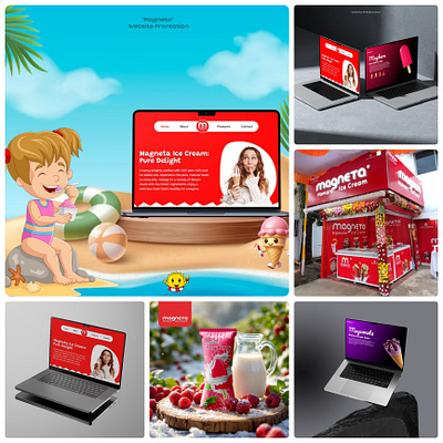 Website | Ice-Cream Brand ui web design