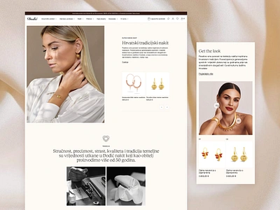 Zlatarna Dodić pt.03 art direction design minimal typography ui web website