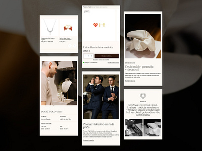 Zlatarna Dodić pt.04 art direction design minimal typography ui web website