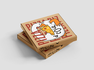 Pizza à l'Oie Packaging brandidentity creative packaging design custom pizza packaging food brand illustration fun food illustration goose art goose packaging goose pizza design hand drawn packaging art illustration packaging illustration pizza mockup modern pizza packaging pizza pizza box artwork pizza branding pizza lover branding pizza packaging design pizza à loie unique pizza packaging