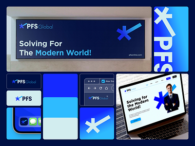 PFS GLOBAL - LOGO & Website DESIGN branding logo