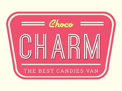 Choco Charm Logo and Menu branding graphic design logo