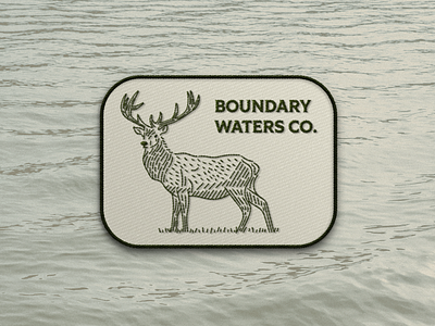 Boundary Waters Co. badges brand identity branding eagle graphic design hat design illustrations line art logo mallards merch design midwest minnesota moose northwoods outdoors stag trout tshirts visual identity