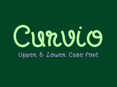 Curvio Font premium