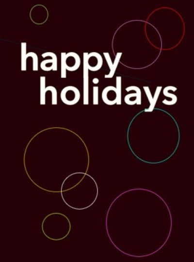 happy holidays, a collection of paintings branding graphic design graphics illustration impressionism logo painting collection video