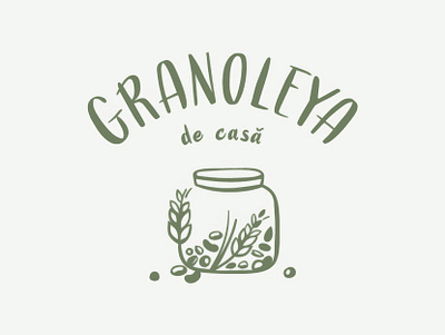 Granola Logo & Packaging Design beautiful branding brush brush strokes design food food brand food company graphic design hand drawn handmade illustration lettering logodesign logomark organic packaging packaging design watercolor wordmark