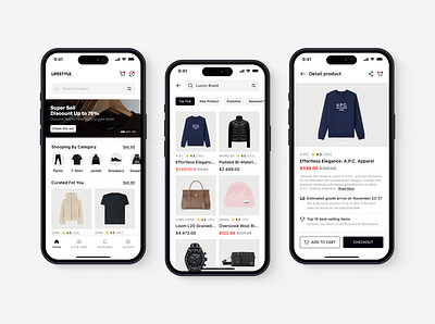 Lifestyle - Luxury fashion brand online store brand clean clean design eccomerce ecommerce design luxury luxurylifestyle minimalist mobile mobileapp online store shipping shooping ui