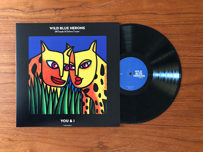 Wild Blue Herons "You & I" album graphics graphic design vinyl artwork