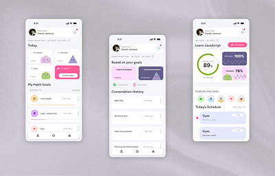 Habitly - Your Personal Assistant in Forming Habits ui ux