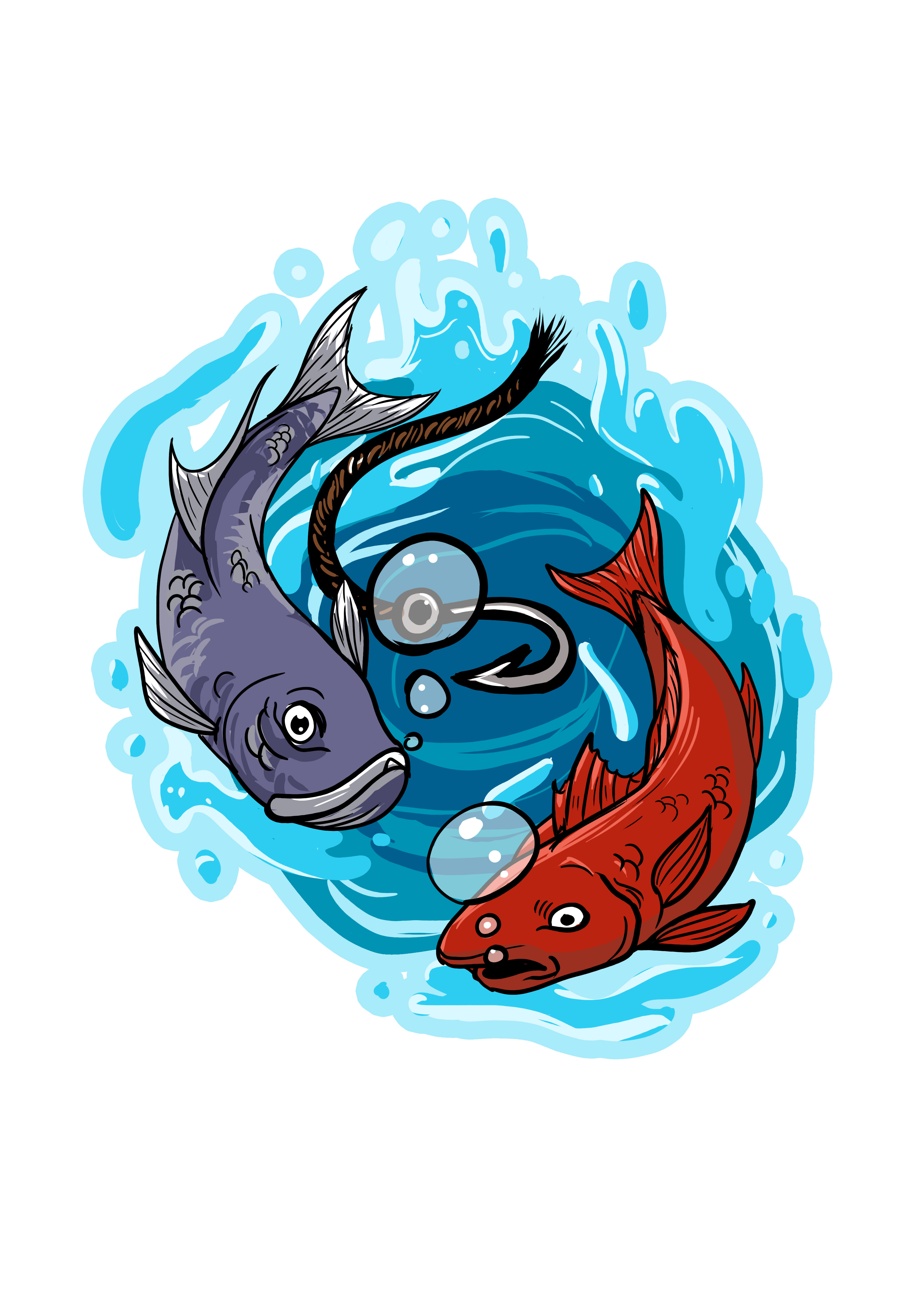 Fishing Party animal deep designforsale fish fishing for sale forsale ocean sale sea