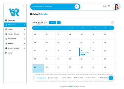 Plan Your Year: A Festive Holiday Calendar Experience calendardesign creativeui datepickerui designinspiration dribbbleshowcase holidayplanner responsivedesign seasonaldesign uiuxdesign webappdesign