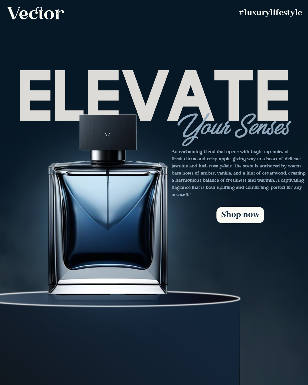 Digital post ( perfume) 3d shape branding graphic design logo perfume poster design post poster design product design