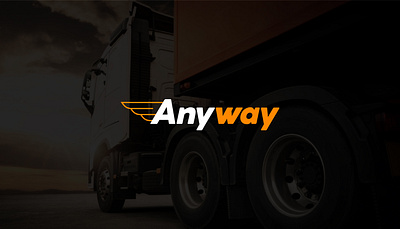 Anyway Logistics - Logo Design advertising brand identity branding graphic design lettermark logo logo design marketing minimal social media design transport visual identity wordmark