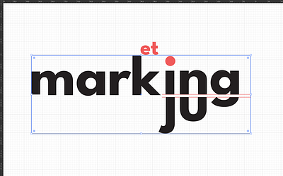 Marketing JU Logo Concept branding graphic design logo