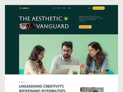 Agency Website 2024 agencey animation branding design graphic design home page illustration landing page logo masud sardar trending web ui ux vector web