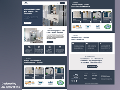 Home Remodeling Website construction websites home remodeling websites remodeling websites ui uiux web design