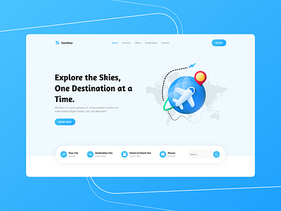 Fly High with Ease 🌍✈️ bookingsystem branding design dribbble logo product design responsivedesign travelapp ui uiux design uiuxdesign web design webdesign