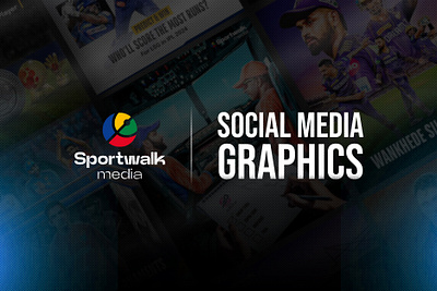 Official Social media Graphics for Sportwalk Media branding cricket design designer graphic design illustration indiancricket ipl logo manipulation media mediadesign poster socialmedia socialmediadesign sports sportsgraphics sportsposter typography vector