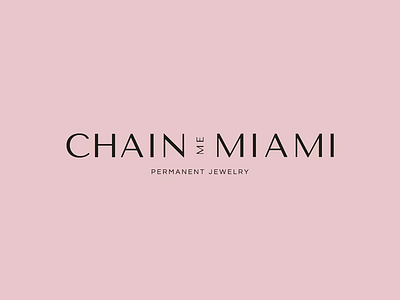 Chain Me Miami - Jewelry Logo branding clean creative design diamond diamonds gold graphic design icon inspiration jewellery jewelry logo logo logo design luxury necklace online store ring symbol typography