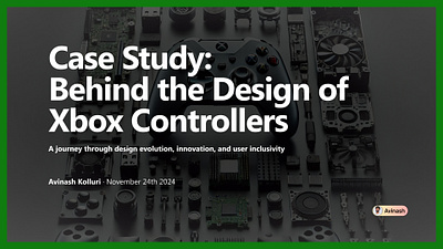 Design Of Xbox Controllers 3d animation branding case study figma graphic design logo motion graphics ui