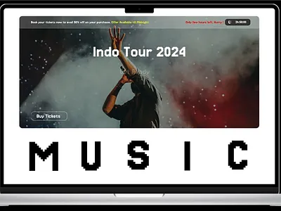 Indo Tour | Hero Image animation branding daily typography ui ux