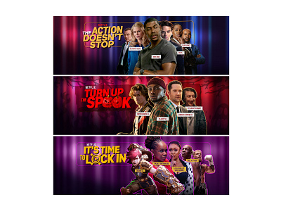 Netflix Kenya Social Headers graphic design