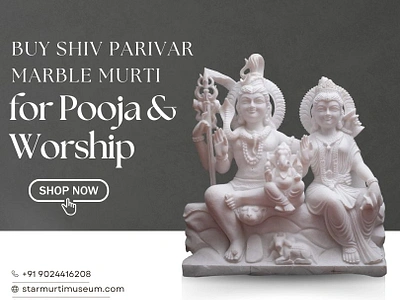 Buy Shiv Parivar Marble Murti for Pooja & Worship | Shop Now marble murt shiv parivar marble murti shiv parivar murti shiva and parvati statue