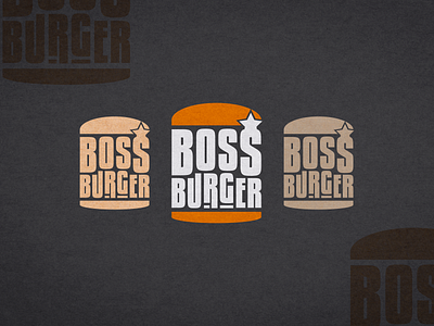 Boss Burger Logo burger burger logo