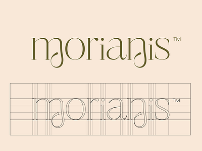 WORDMARK - MORIANIS animal branding calligraphy design icon identity logo type types typography ui wordmark