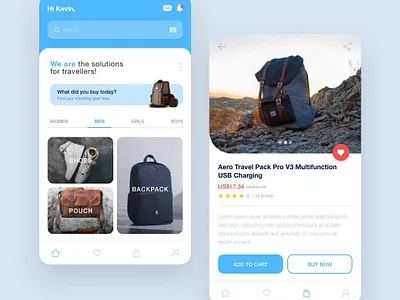 UI Design - Travel Mobile App app branding interface mobile app typography ui ux