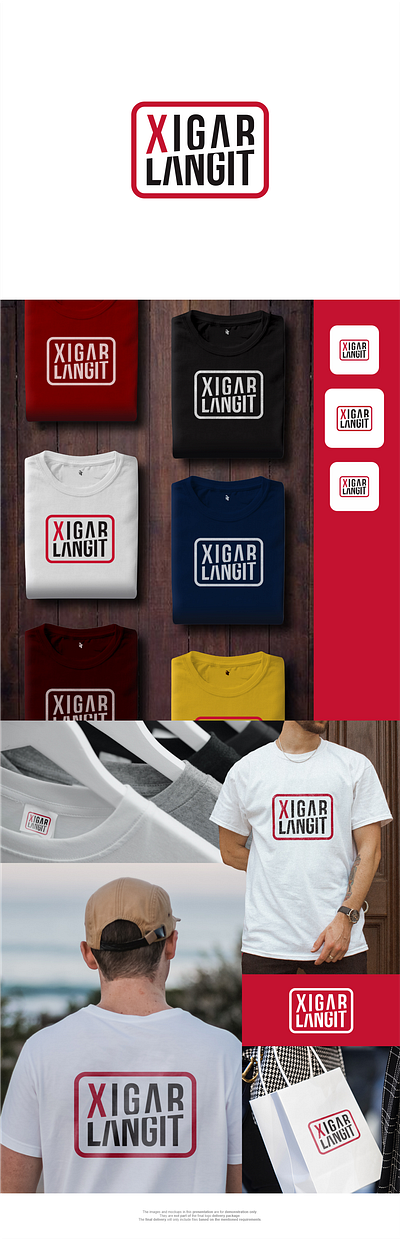 apparel design xigar langit branding design graphic design logo logo minimalist logo spa ui vector