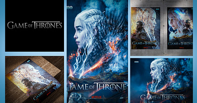 Series Poster | Design branding design gameofthrone graphic design marketing movieposter poster productdesign