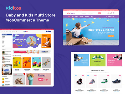 Kiditos - Baby and Kids Multi Store WooCommerce Theme toy shop