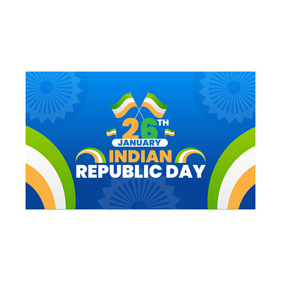 Indian Republic Day Web Banner adobe illustrator adobe photoshop banner ads banner image indian republic day template youtube thumbnail