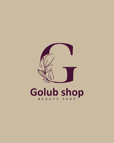 Golub shop Logo design branding graphic design logo