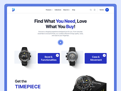 E-commerce Website cart e commerce e commerce website landing online market online shopping order now shopify shopify design shopping website watch web design web template website