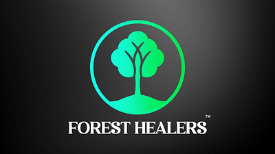 Forest Healers Logo - Concept branding design graphic design illustration logo typography vector